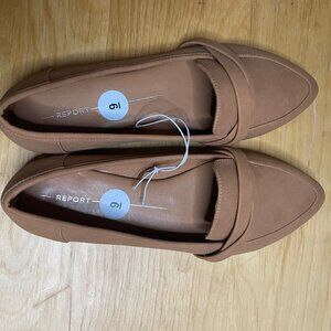 Report Shoes Flats Women's 9M Rust Brown  Casual Shoes.